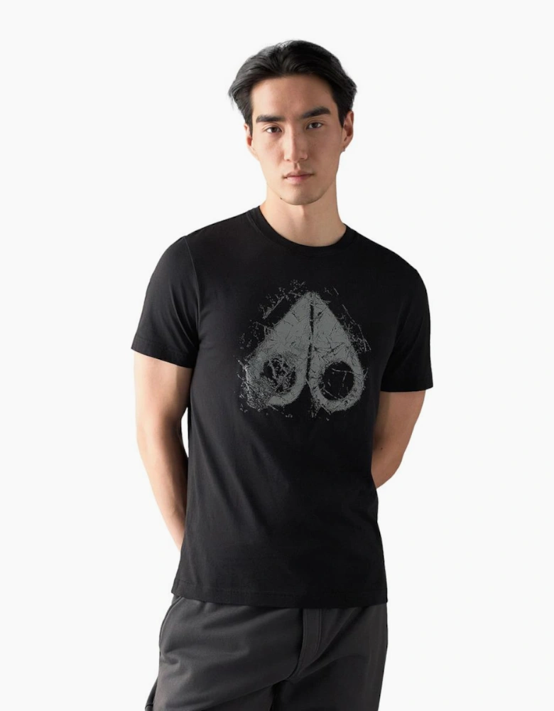 Moose Knuckles Icebreak Logo T-shirt 292 Black