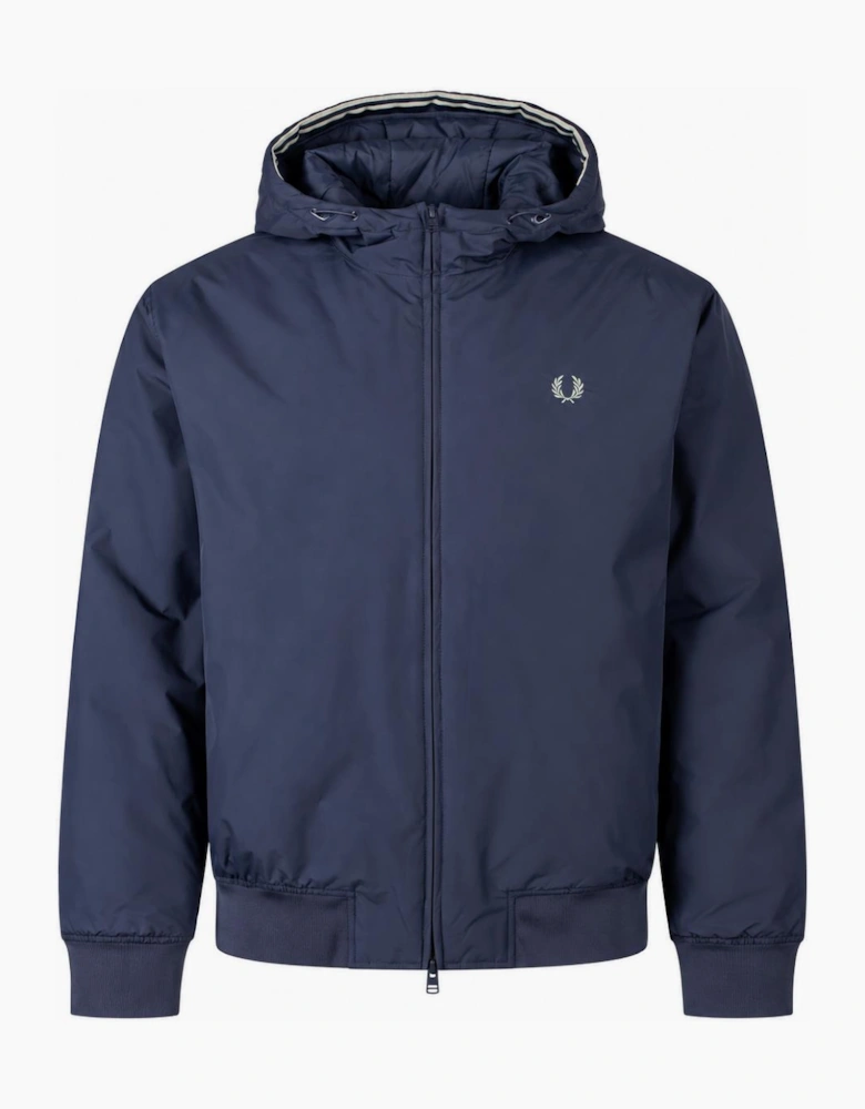 Fred Perry Hooded Brentham Jacket Dark Airforce