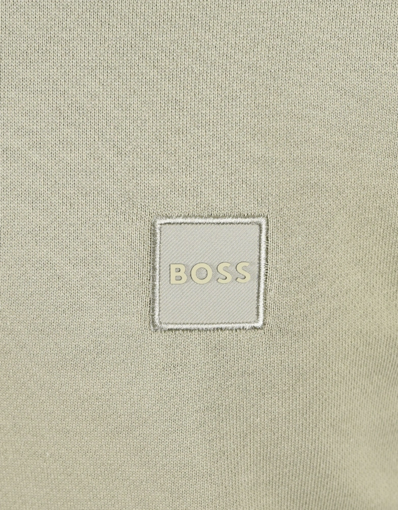 BOSS ORANGE WETALK SWEATSHIRT OPEN GREEN