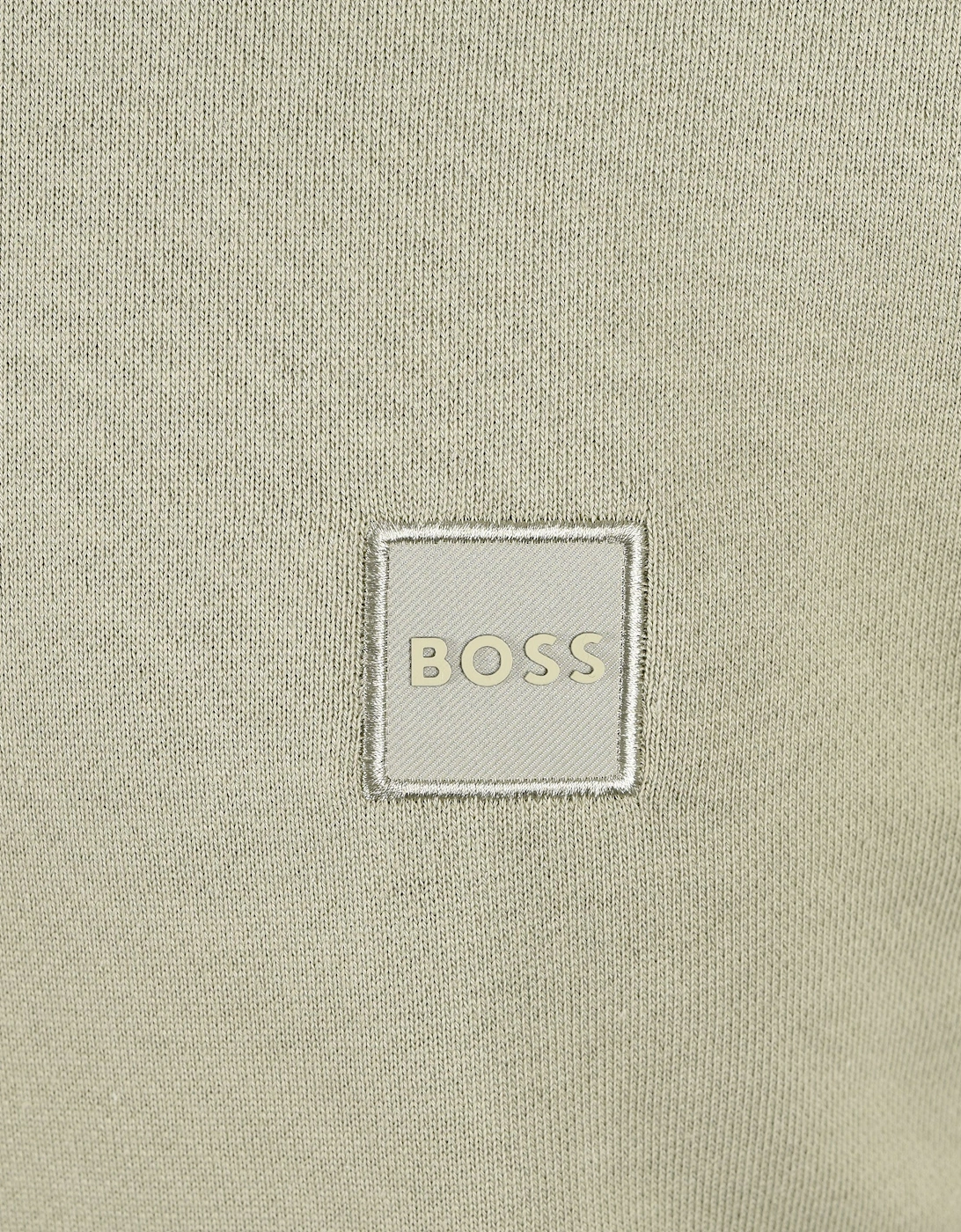 BOSS ORANGE WETALK SWEATSHIRT OPEN GREEN