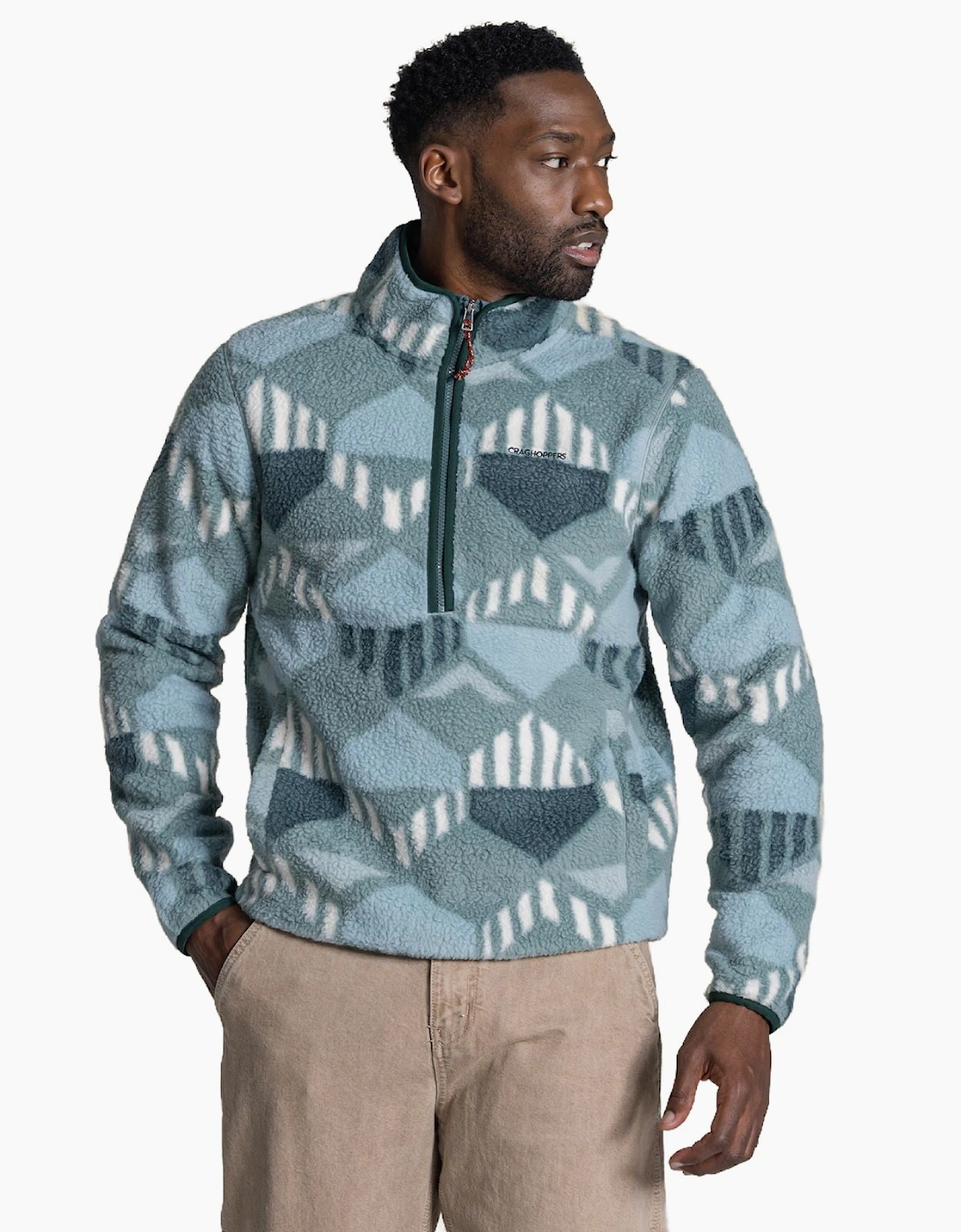 Craghoppers Mens Tatton II Borg Half Zip Fleece