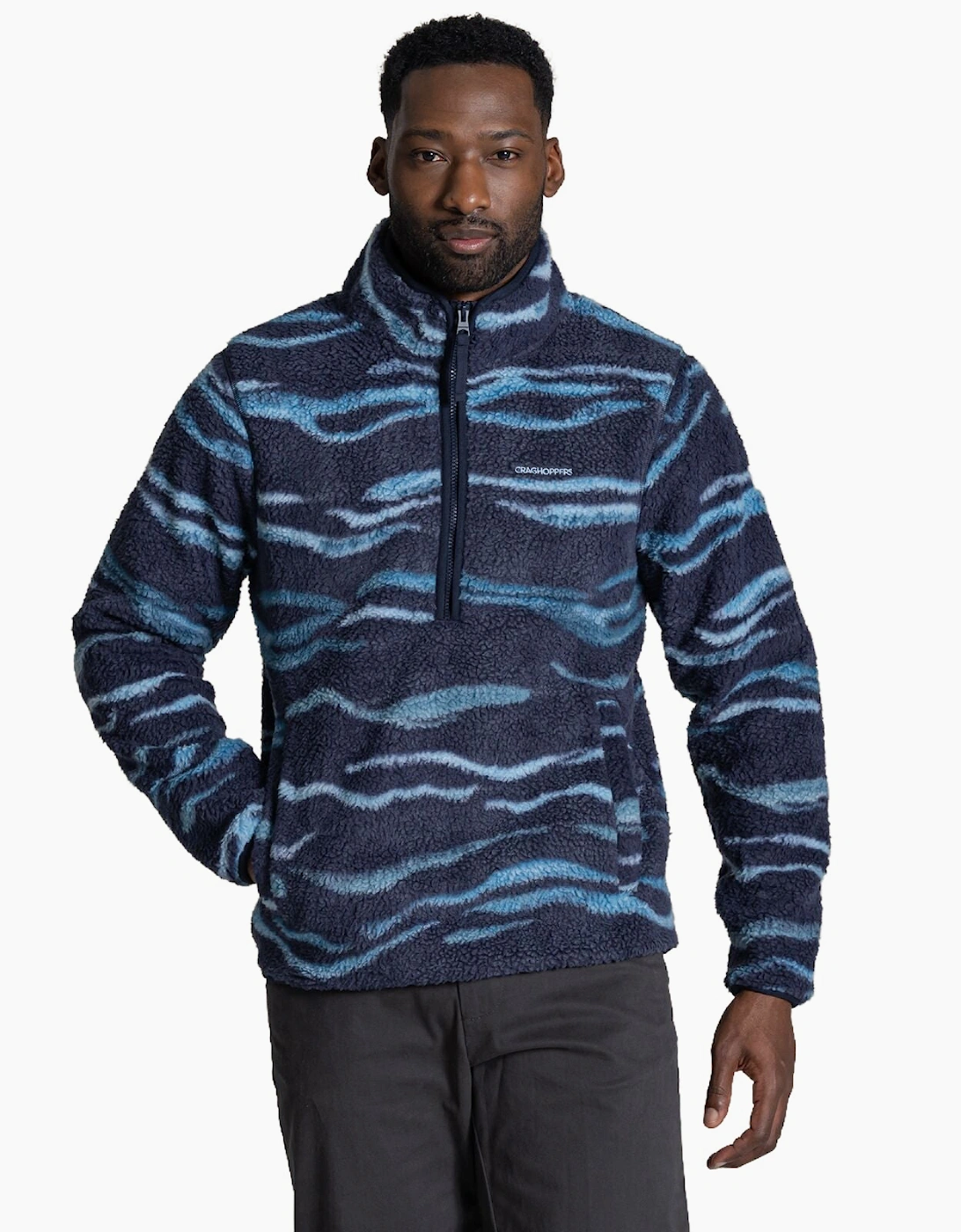 Craghoppers Mens Rawthey Borg Half Zip Fleece