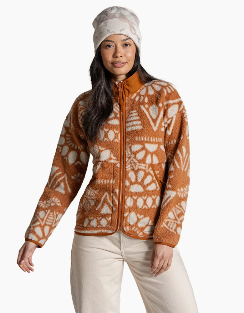 Craghoppers Womens Dante Patterned Full Zip Fleece