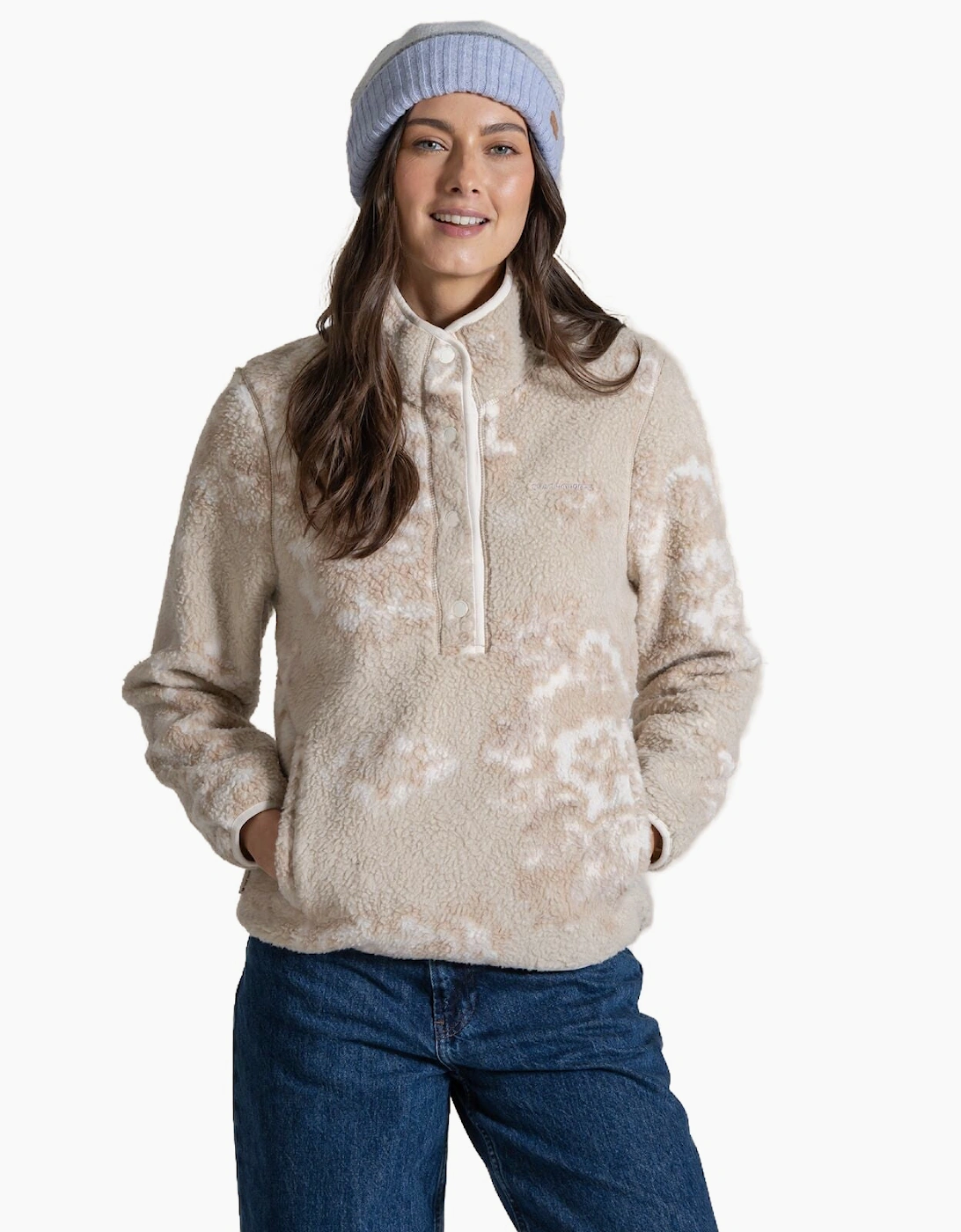 Craghoppers Womens Rosemary II Quick Dry Borg Half Zip Fleece