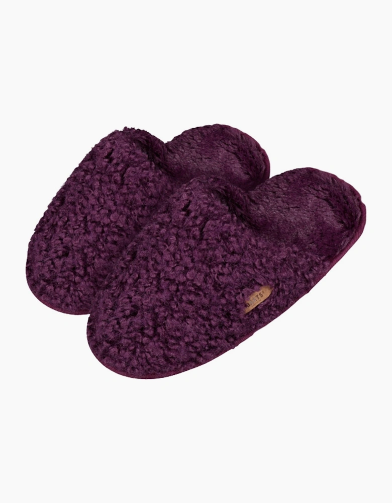 Barts Womens Vensie Soft Teddy Fur Slippers