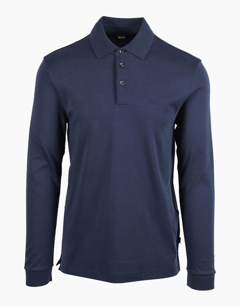 Boss Black BOSS PADO 30 POLO MID BLUE