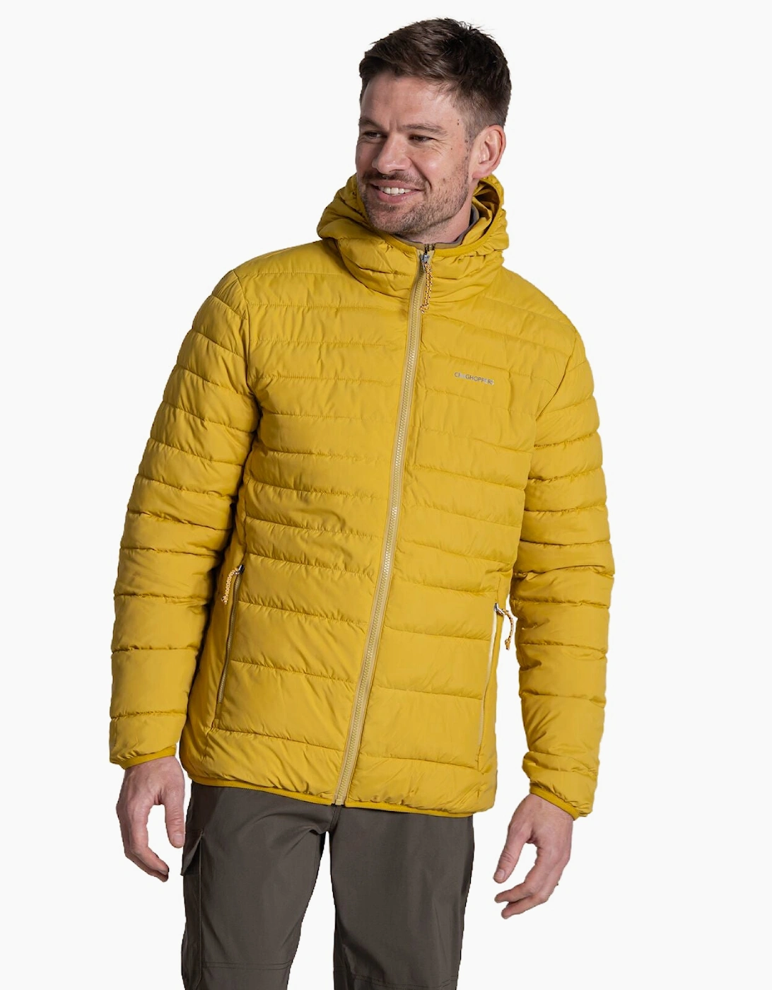 Craghoppers Men's Compresslite Ix Hooded Insulating Jacket - Yellow Medium - Image 4