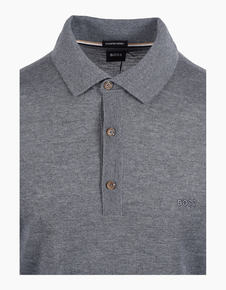 Boss Black BOSS H LANCIONE POLO MEDIUM GREY
