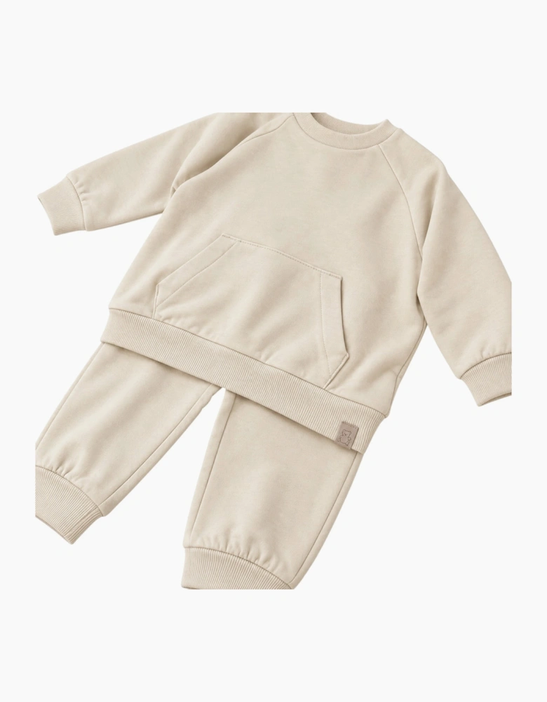 Boys Beige Everyday Tracksuit