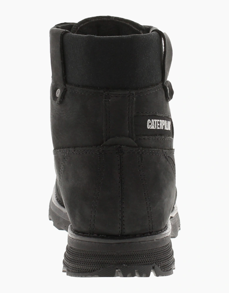 Caterpillar Womens Ankle Boots Charli Fleece Leather Lace Up black UK Size