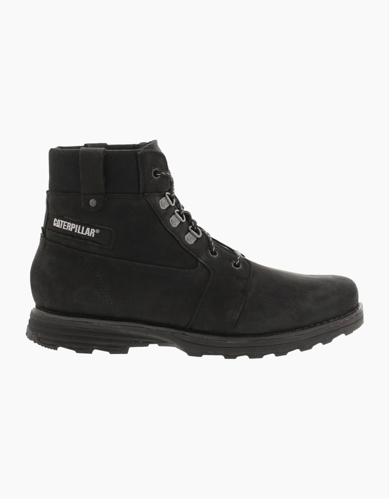 Caterpillar Womens Ankle Boots Charli Fleece Leather Lace Up black UK Size