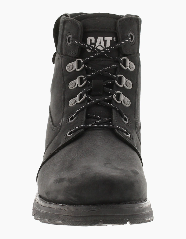 Caterpillar Womens Ankle Boots Charli Fleece Leather Lace Up black UK Size
