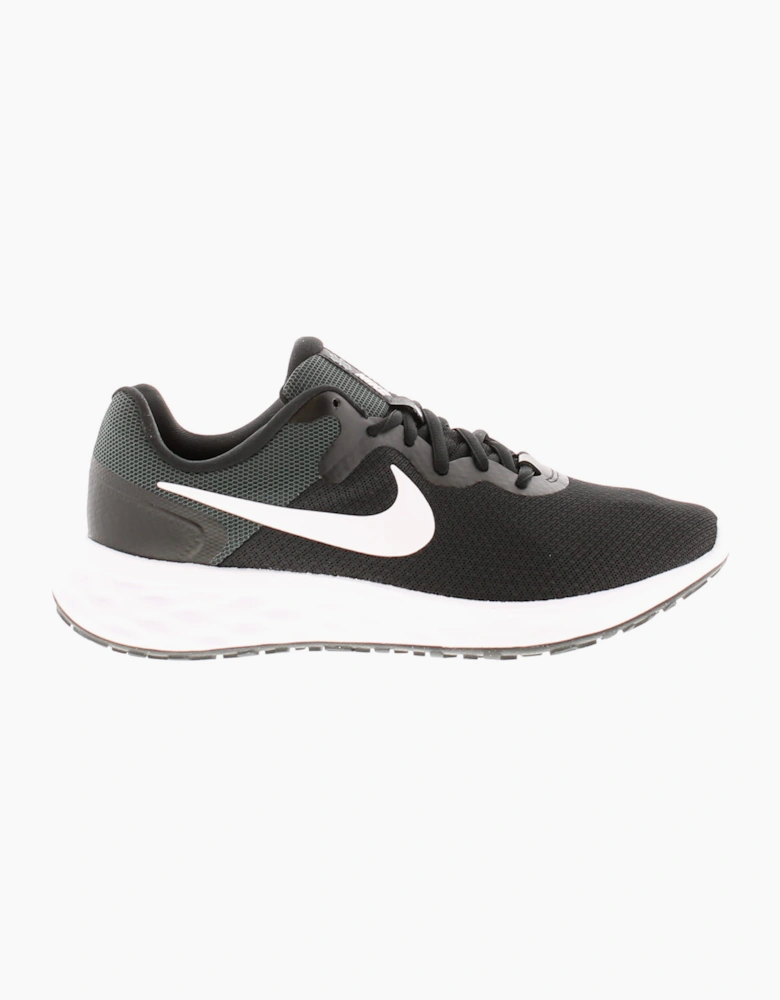 Nike Womens Trainers Revolution 6 Lace Up black white UK Size