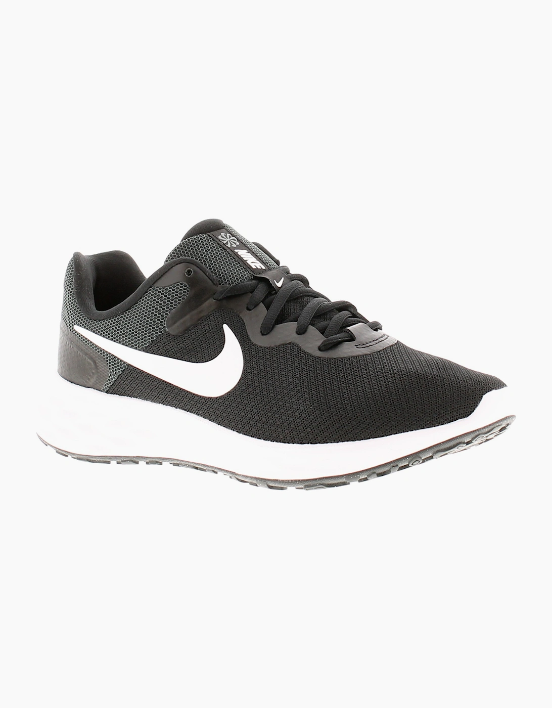 Nike Womens Trainers Revolution 6 Lace Up black white UK Size