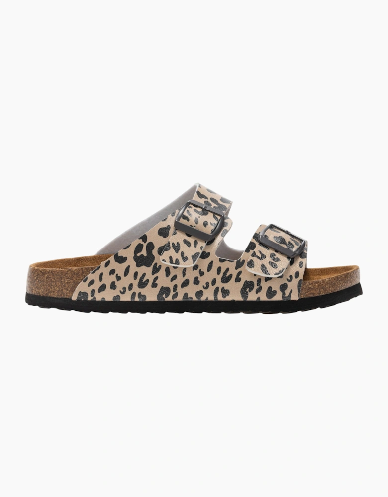 Regatta Womens/Ladies Mia Leopard Print Double Strap Sandals