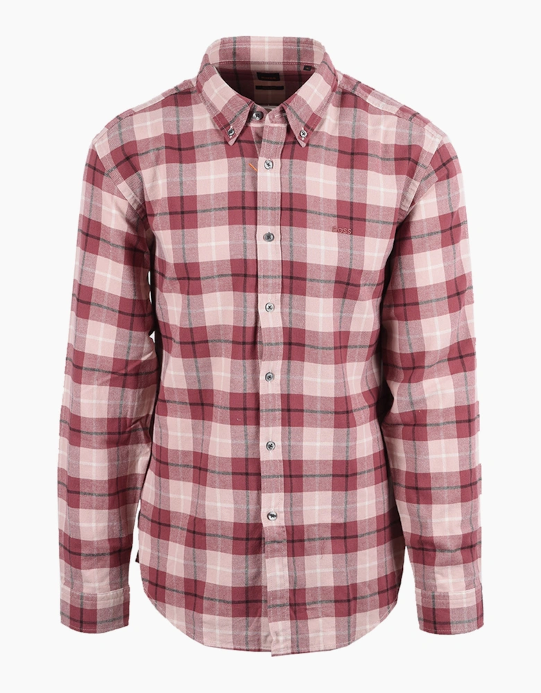 Boss Orange BOSS RICKERT SHIRT LIGHT PASTEL RED