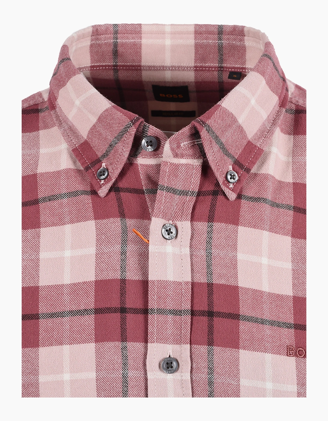 Boss Orange BOSS RICKERT SHIRT LIGHT PASTEL RED