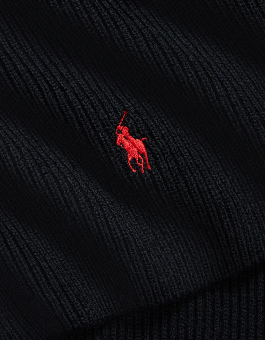 Polo Ralph Lauren Hat and Scarf Set Mens Beanie Polo Black