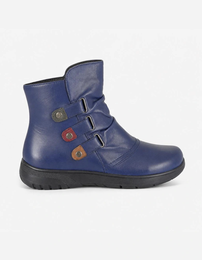 Mod Comfys JOSIE Womens Ankle Boots Navy