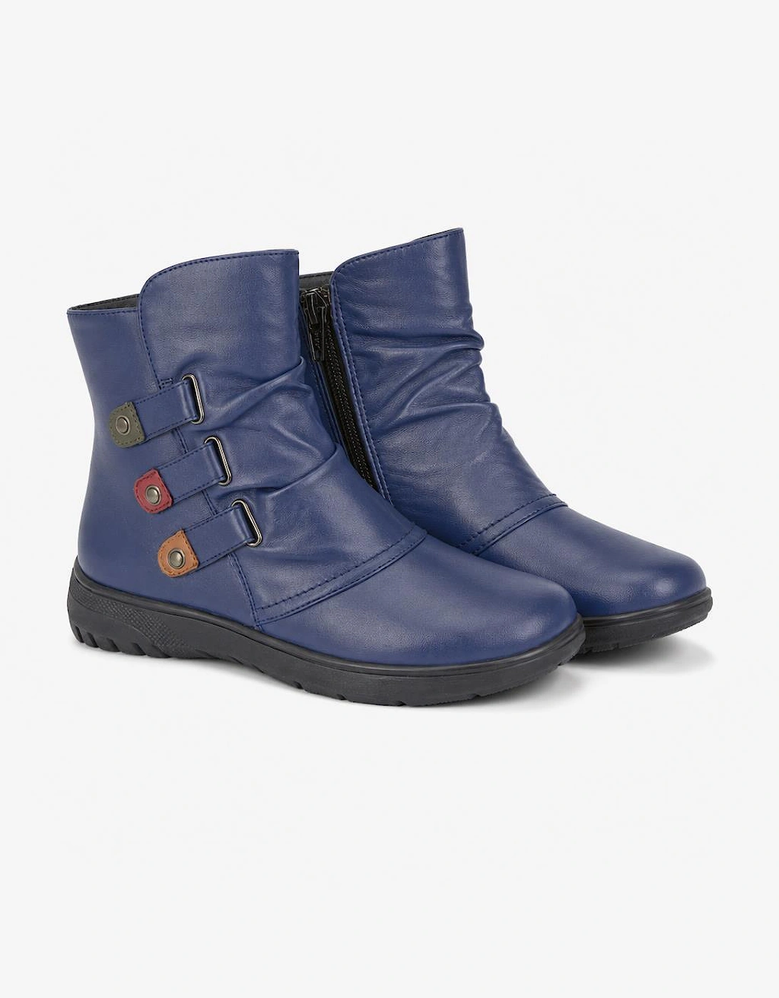 Mod Comfys JOSIE Womens Ankle Boots Navy