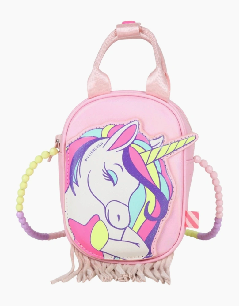 Girls Pink Unicorn Shoulder Bag