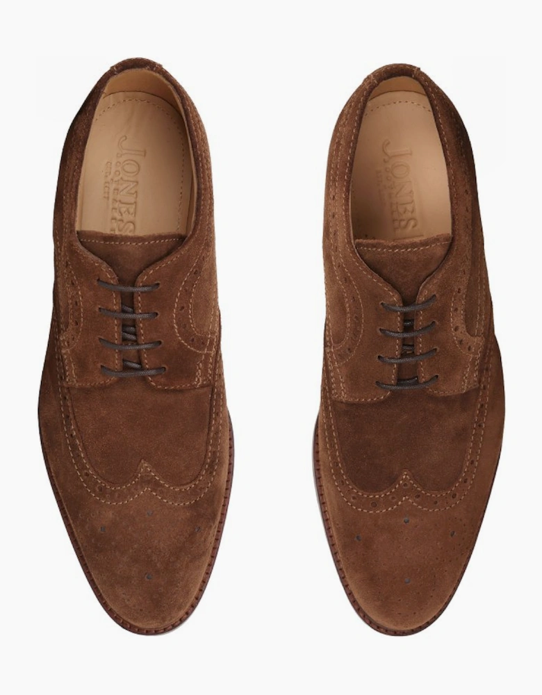 Longwood Mens Wide Fit Brogues