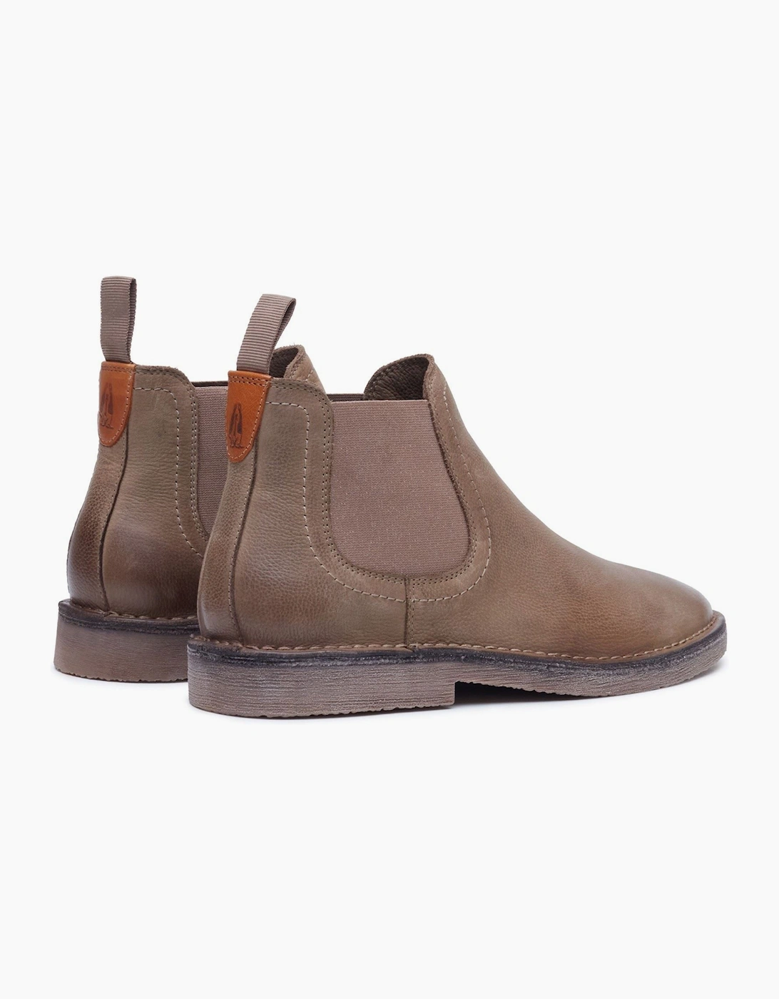 Hush Puppies Shaun Leather Men's Stone Boots