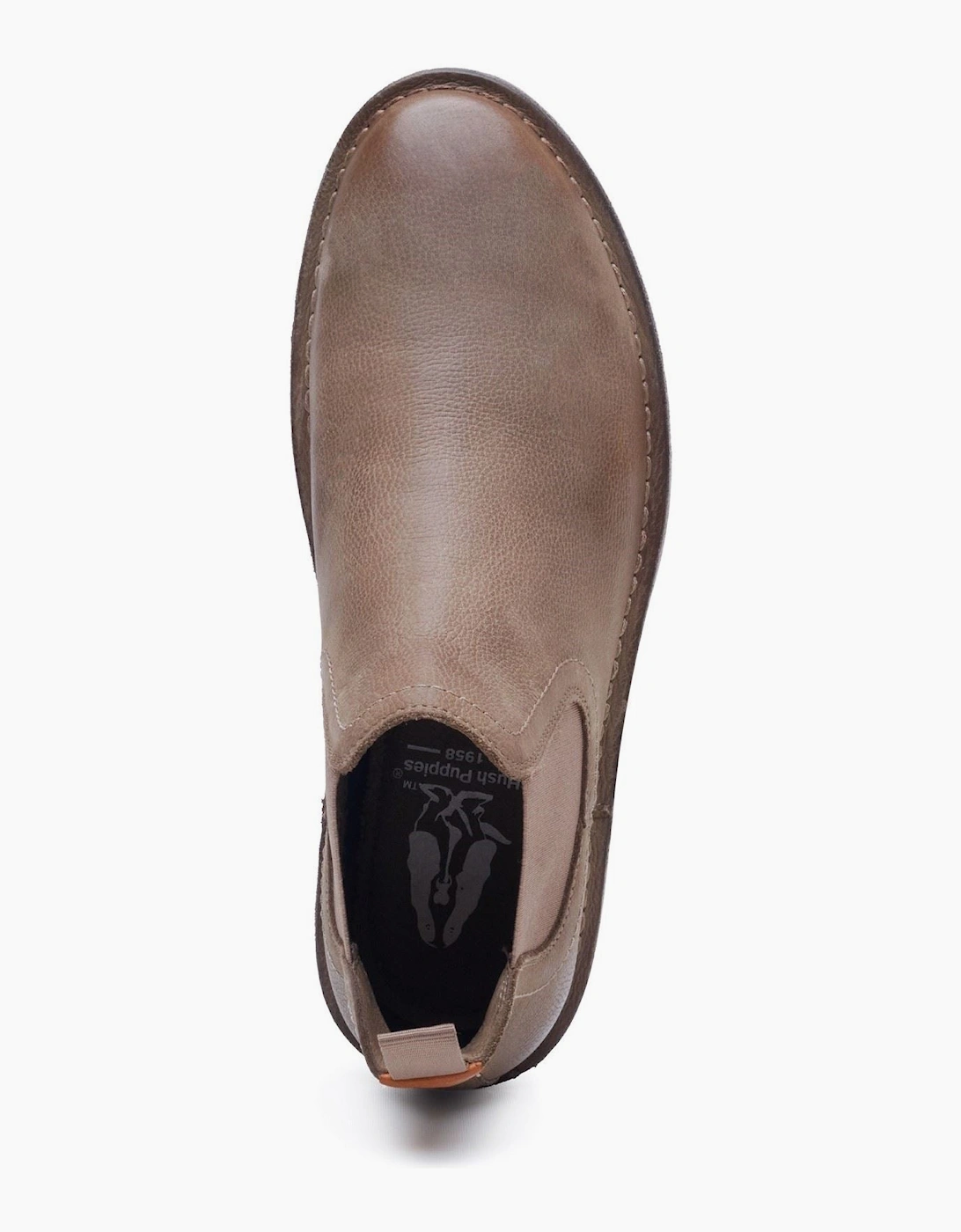 Hush Puppies Shaun Leather Men's Stone Boots