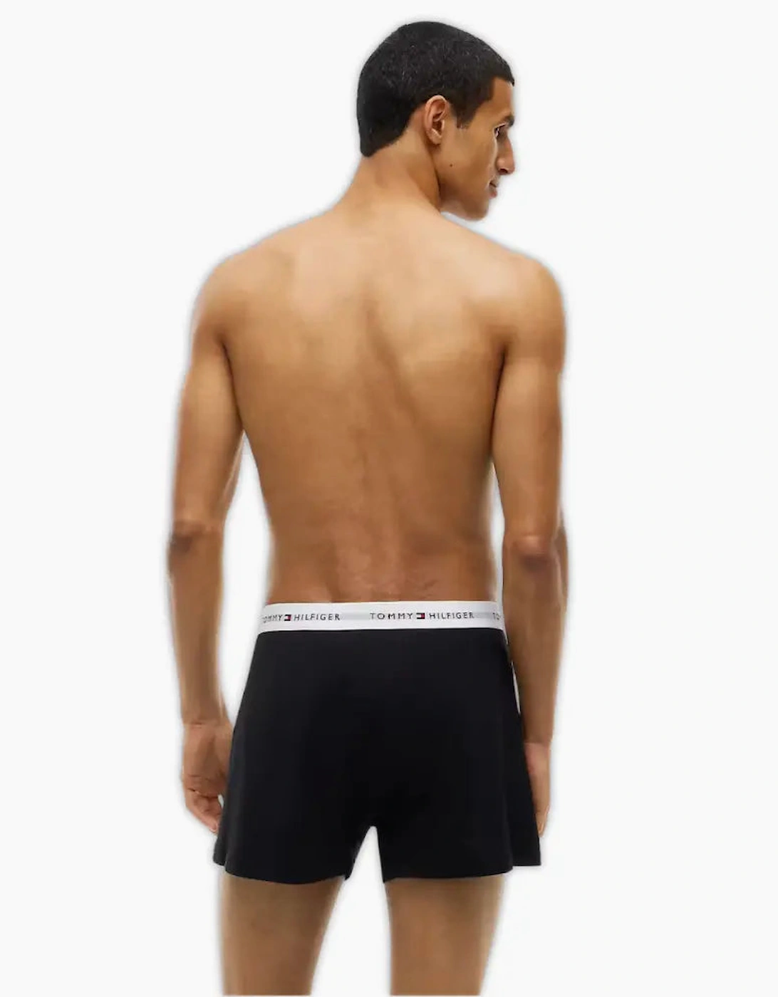 2-Pack Signature Cotton Jersey Boxer Shorts, Black/Grey