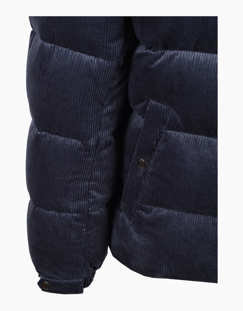 Boss Black CLAUDION CORD JACKET OPEN BLUE