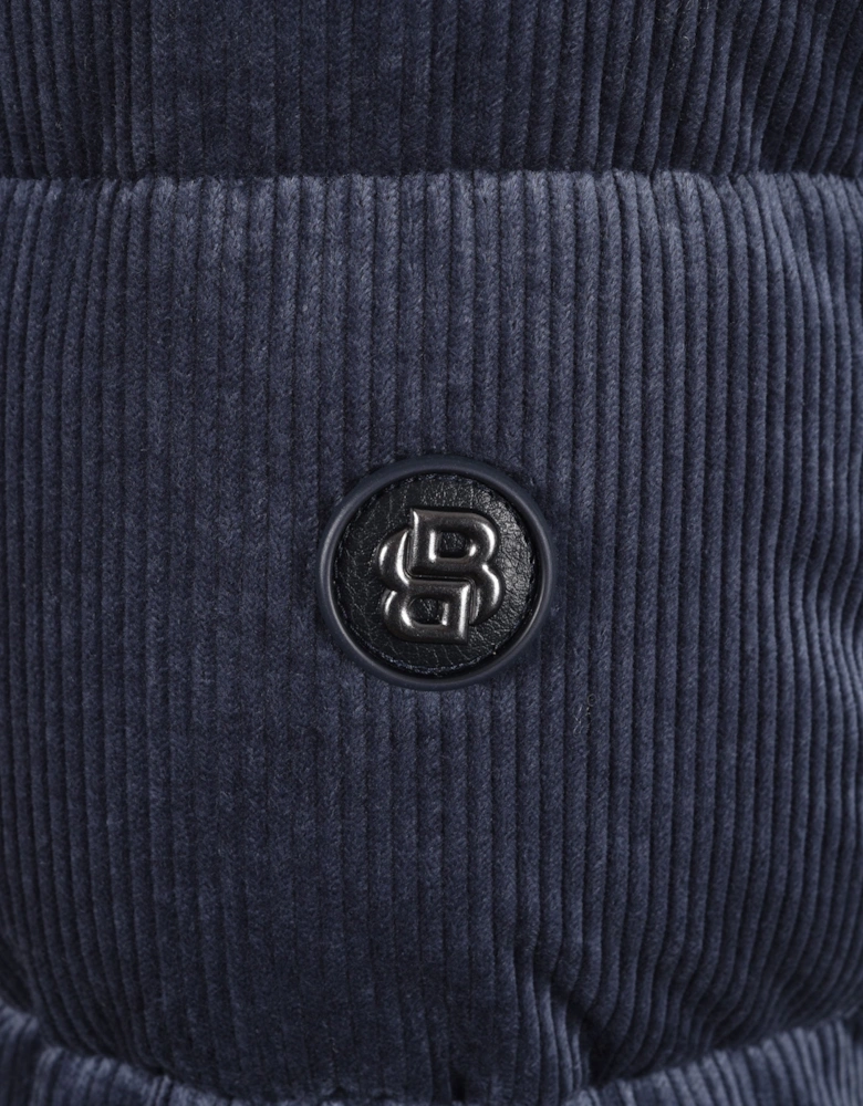 Boss Black CLAUDION CORD JACKET OPEN BLUE