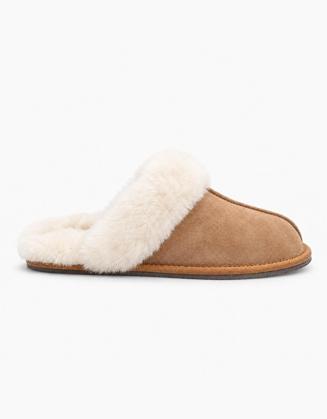 HOS Sheepskin AYLA Womens Mules Chestnut