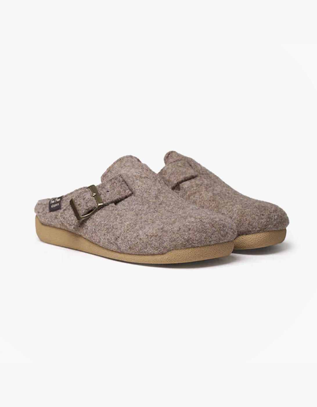 MIMA-FP Womens Mule Slippers Taupe