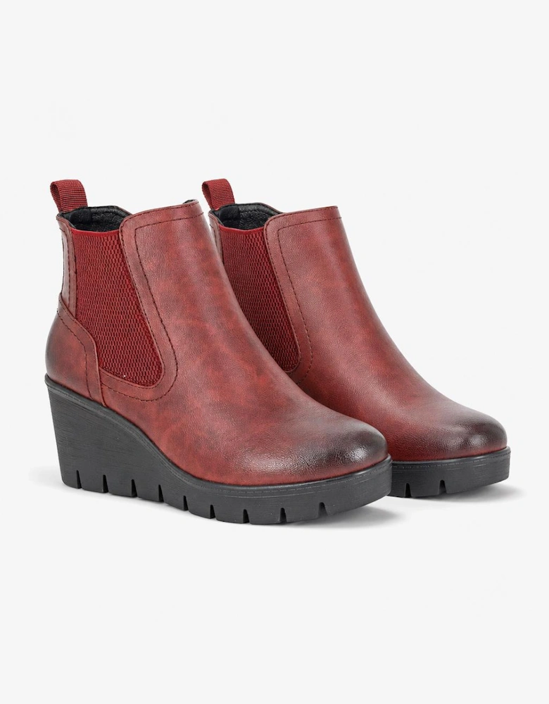 Cipriata ANNINA Womens Ankle Boots Burgundy