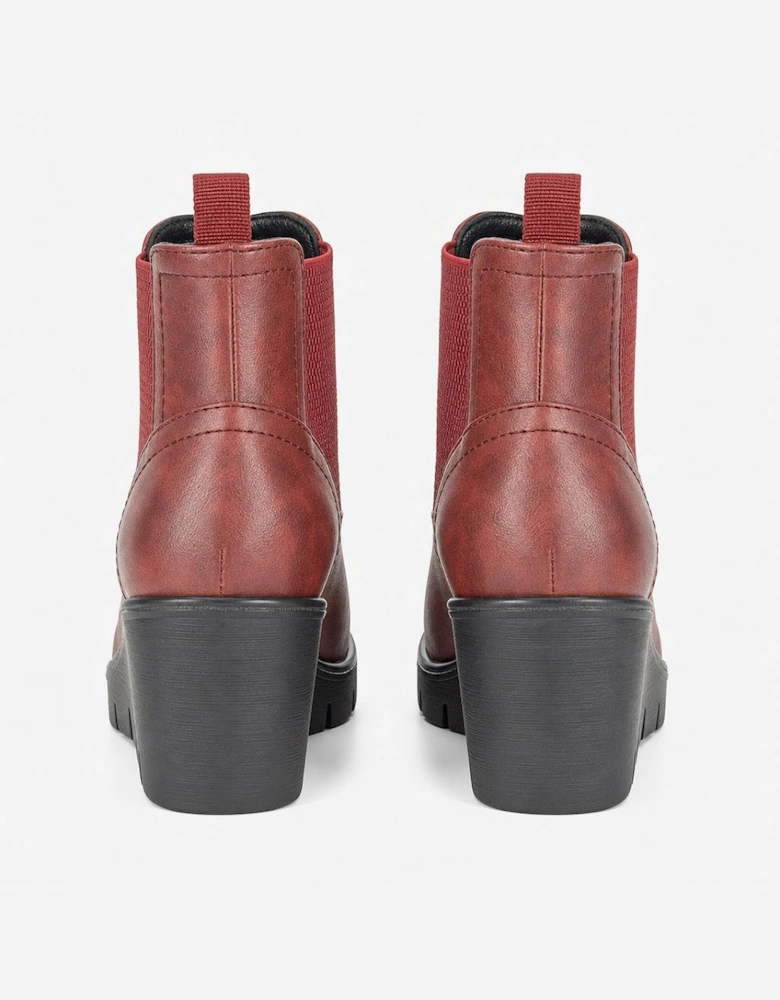 Cipriata ANNINA Womens Ankle Boots Burgundy