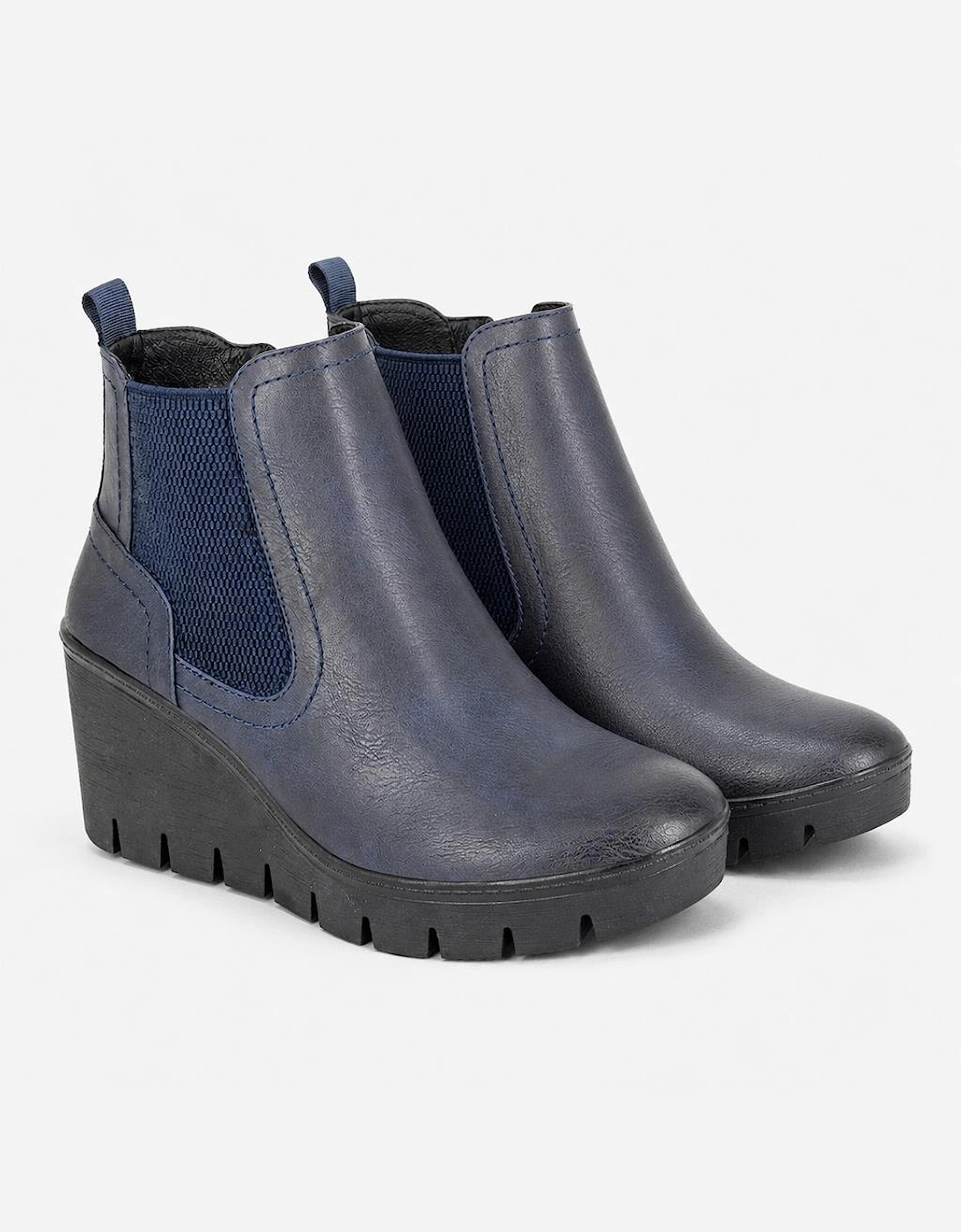 Cipriata ANNINA Womens Ankle Boots Navy Blue