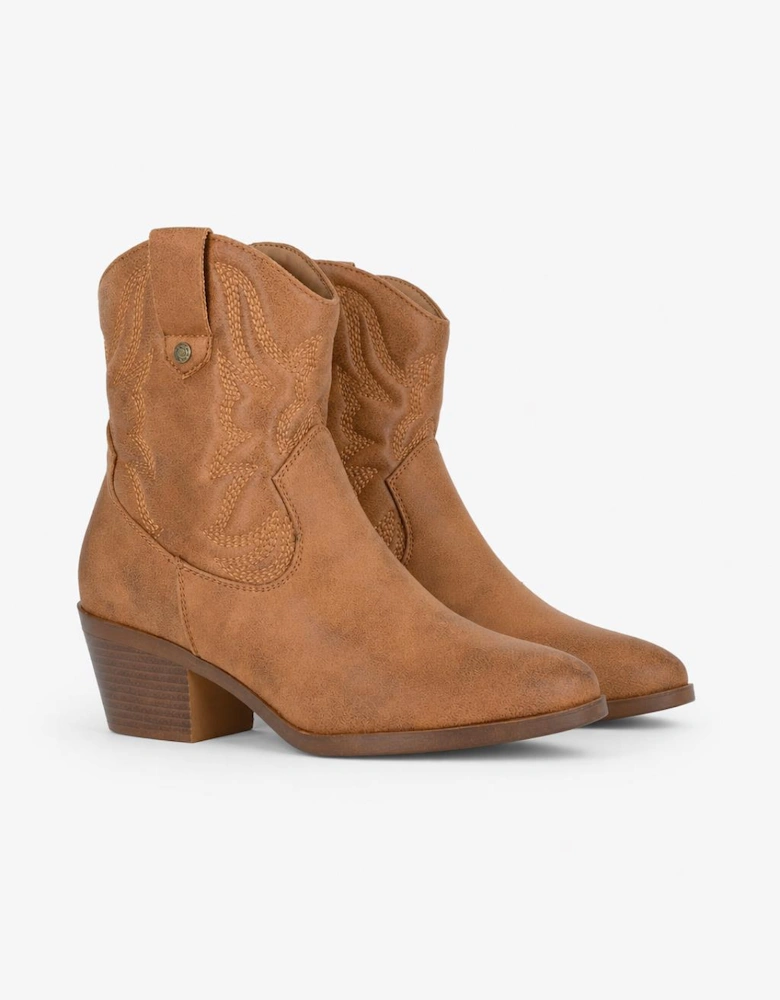 Cipriata BERTILLA Womens Cowboy & Western Boots Tan