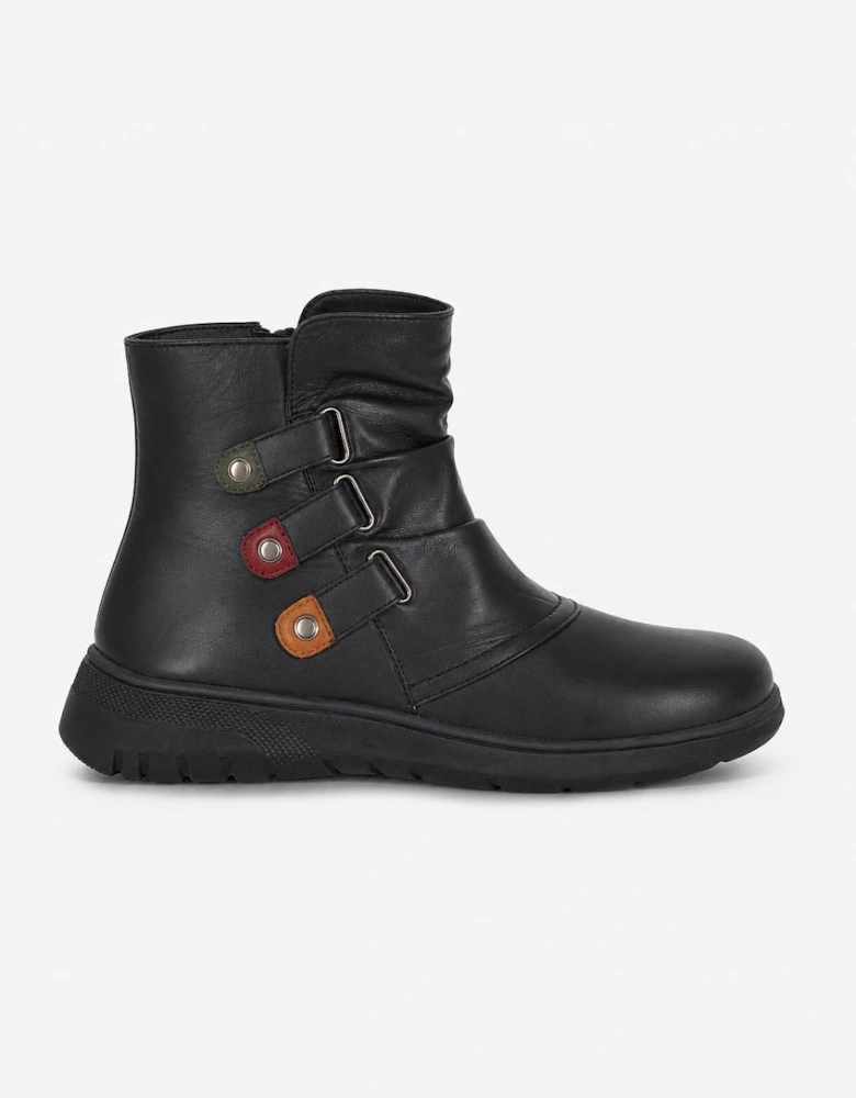 Mod Comfys JOSIE Womens Ankle Boots Black