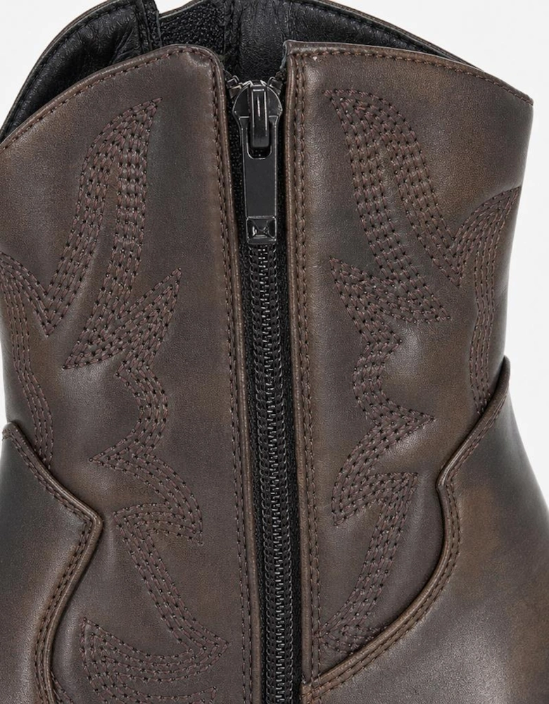 Cipriata BERTILLA Womens Cowboy & Western Boots Dark Brown