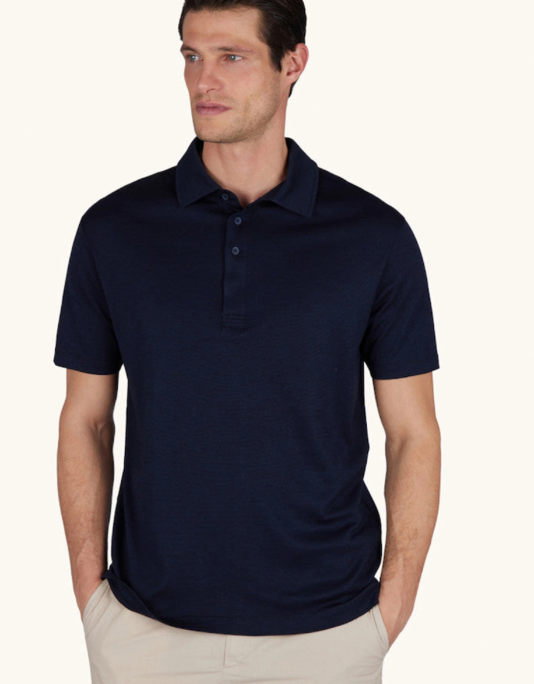 Paul & Shark Interlock XSoft Woven Polo Shirt