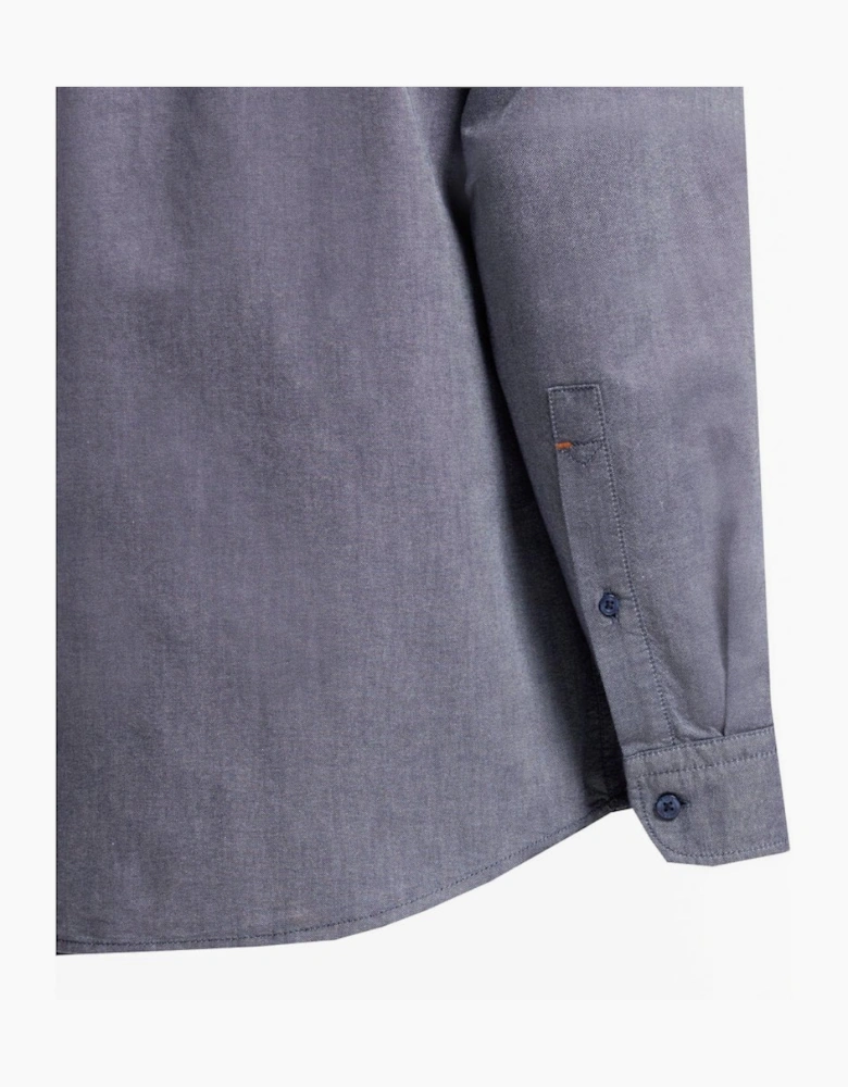 Hugo Boss Men's Blue Ricket Long Sleeved Shirt