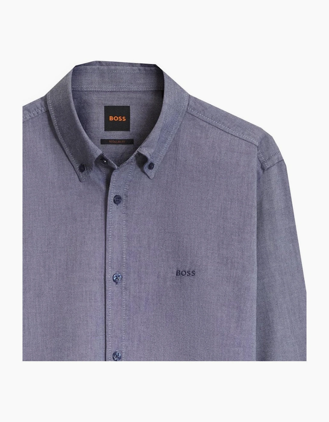 Hugo Boss Men's Blue Ricket Long Sleeved Shirt