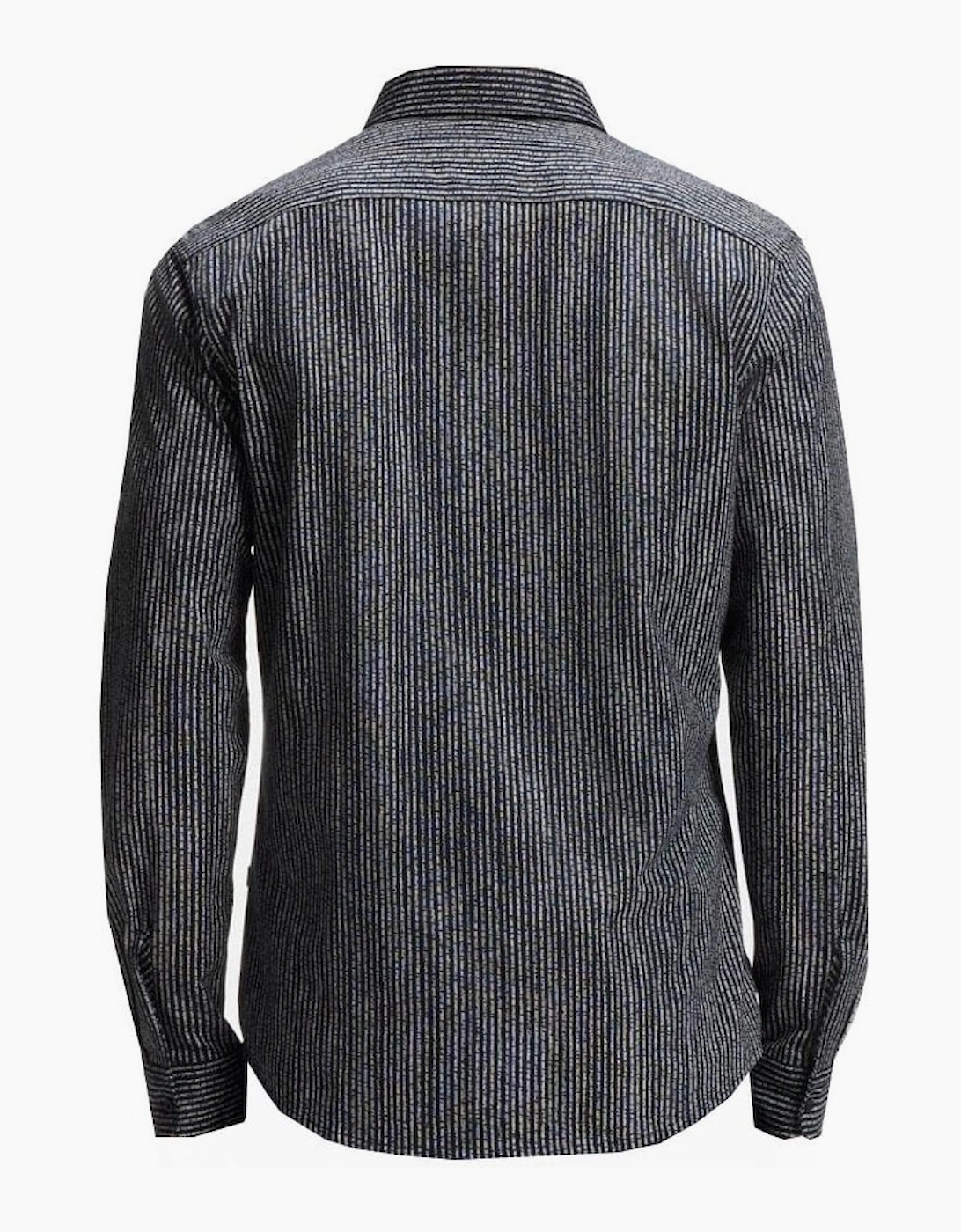 Hugo Boss Men's MyJersey Slim Fit Long Sleeved Striped Shirt
