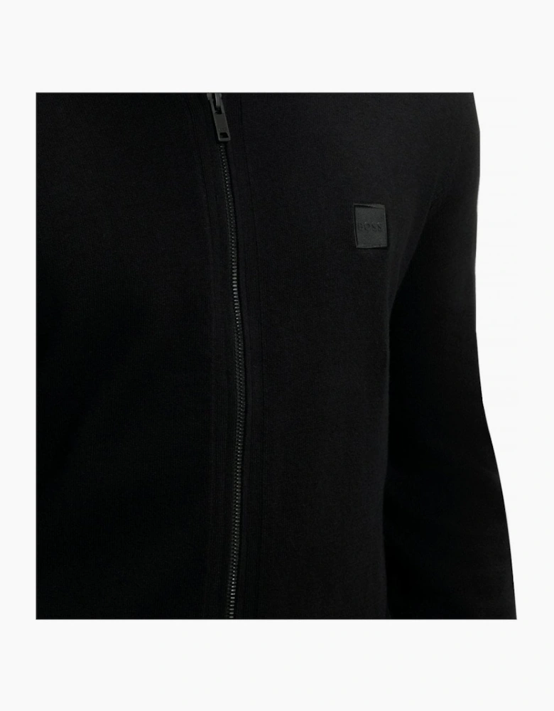 Hugo Boss Men's Black Kano Knitted Zip Jacket