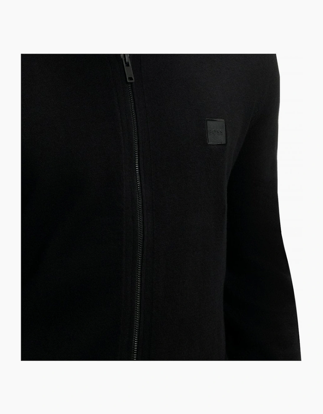Hugo Boss Men's Black Kano Knitted Zip Jacket