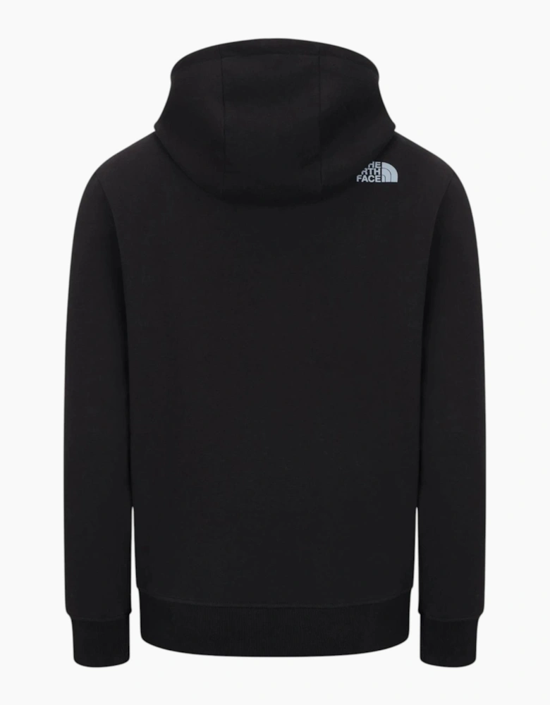 The North Face Mens Tracksuit M Outline Hoodie Fleece Jogger Sportswear Black