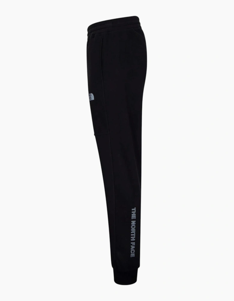 The North Face Mens Tracksuit M Outline Hoodie Fleece Jogger Sportswear Black