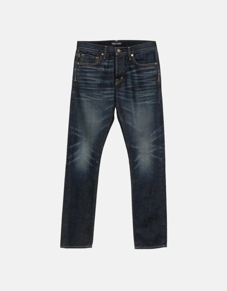 Selvedge Denim Slim Jeans Blue