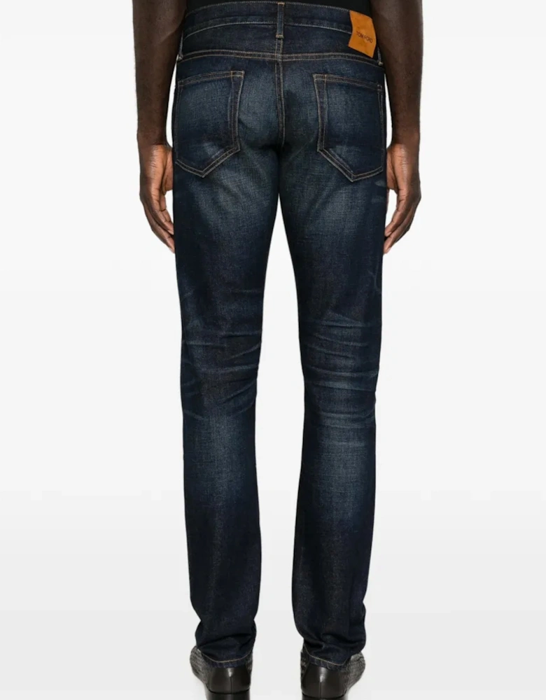 Selvedge Denim Slim Jeans Blue