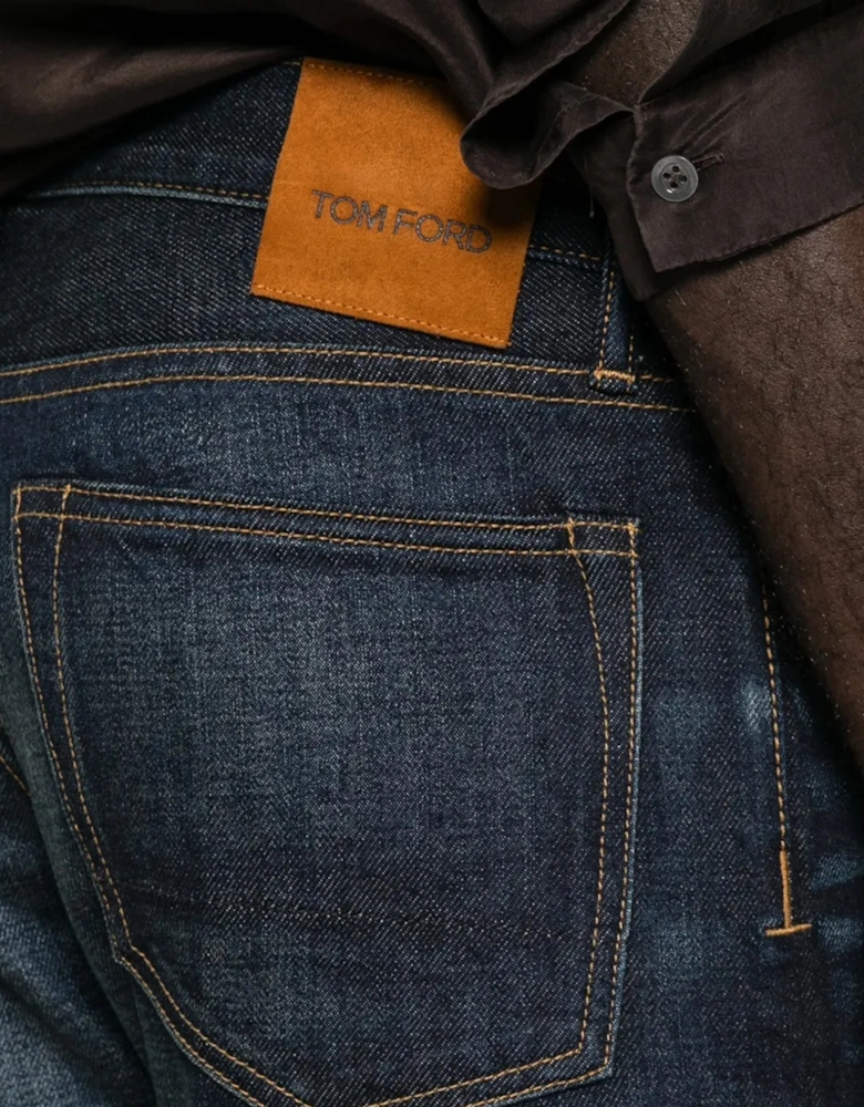 Selvedge Denim Slim Jeans Blue